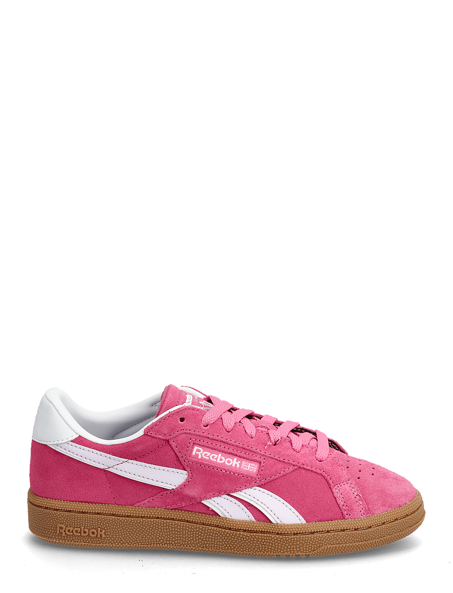 Reebok Classics - CLUB C GROUNDS UK - niedrige sneakers - pink/ gleam/gum - 1