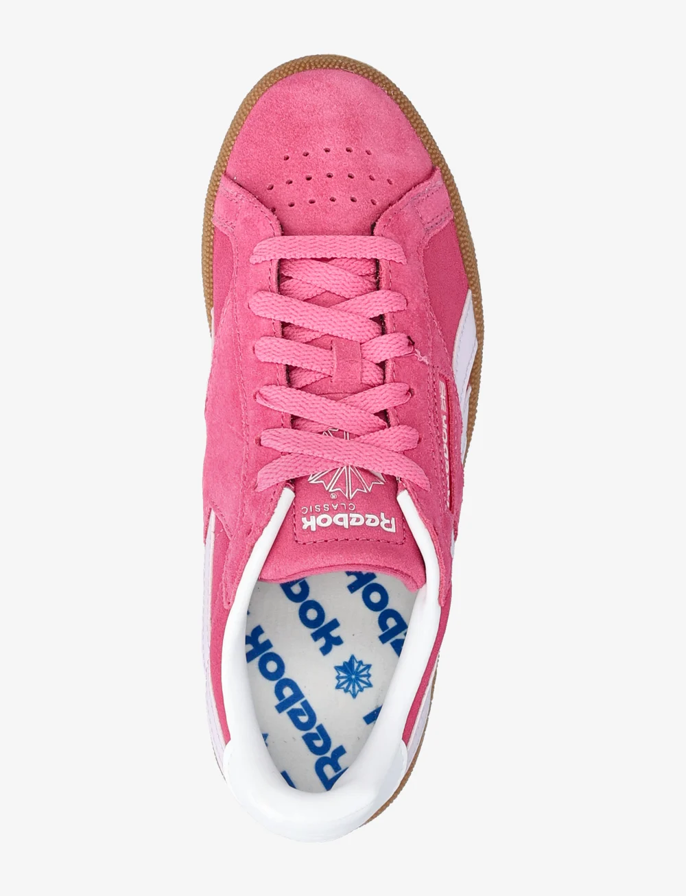 Reebok Classics - CLUB C GROUNDS UK - låga sneakers - pink/ gleam/gum - 3