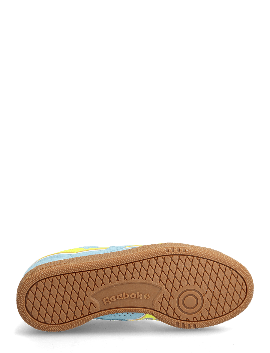 Reebok Classics - CLUB C GROUNDS UK - sporta apavi ar zemu augšdaļu - blue/ yellow/gum - 4
