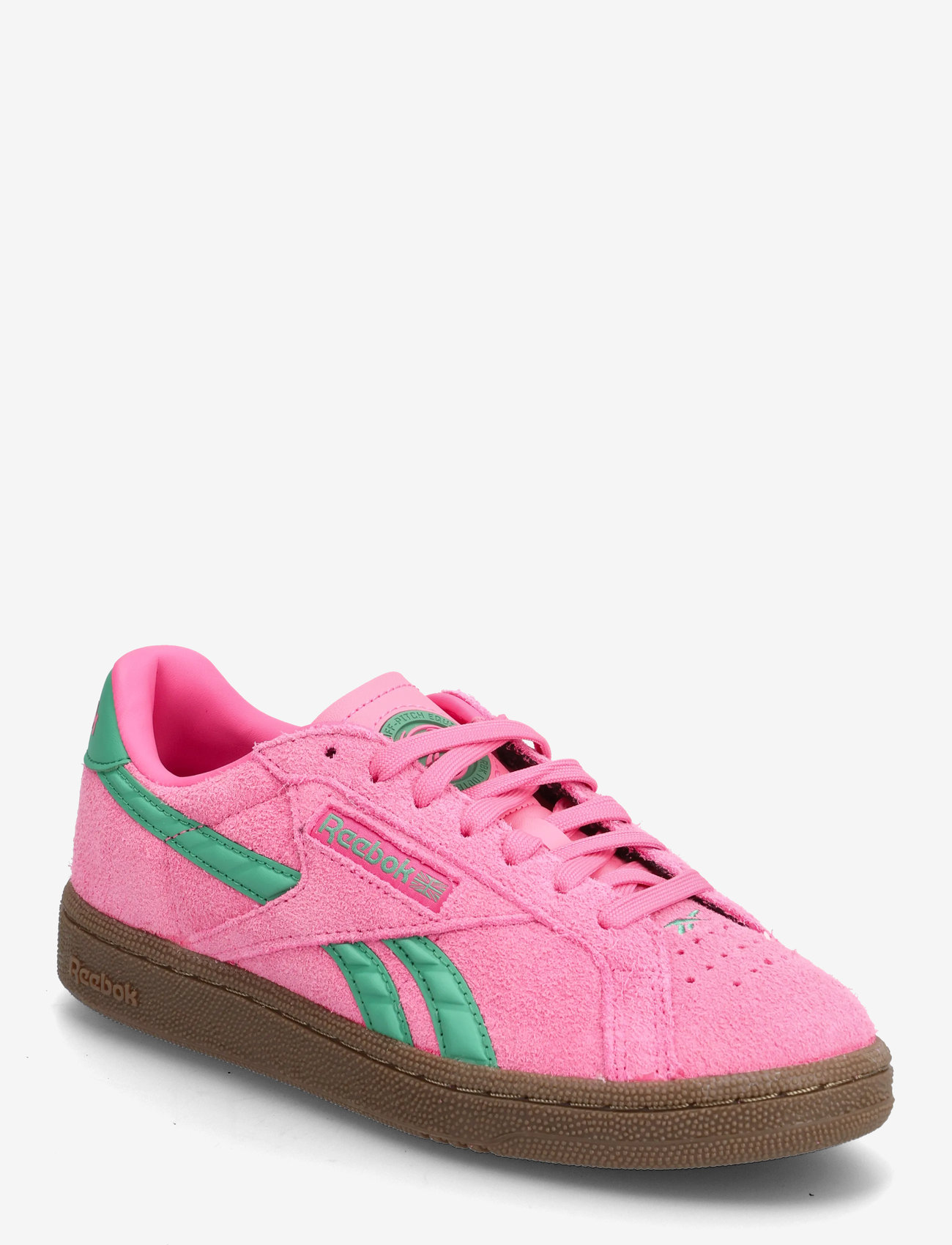 Reebok Classics - CLUB C GROUNDS UK - låga sneakers - pink/green/gum - 0