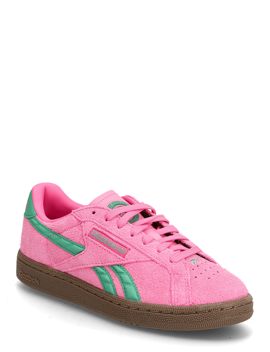 Reebok Classics - CLUB C GROUNDS UK - lave sneakers - pink/green/gum - 0