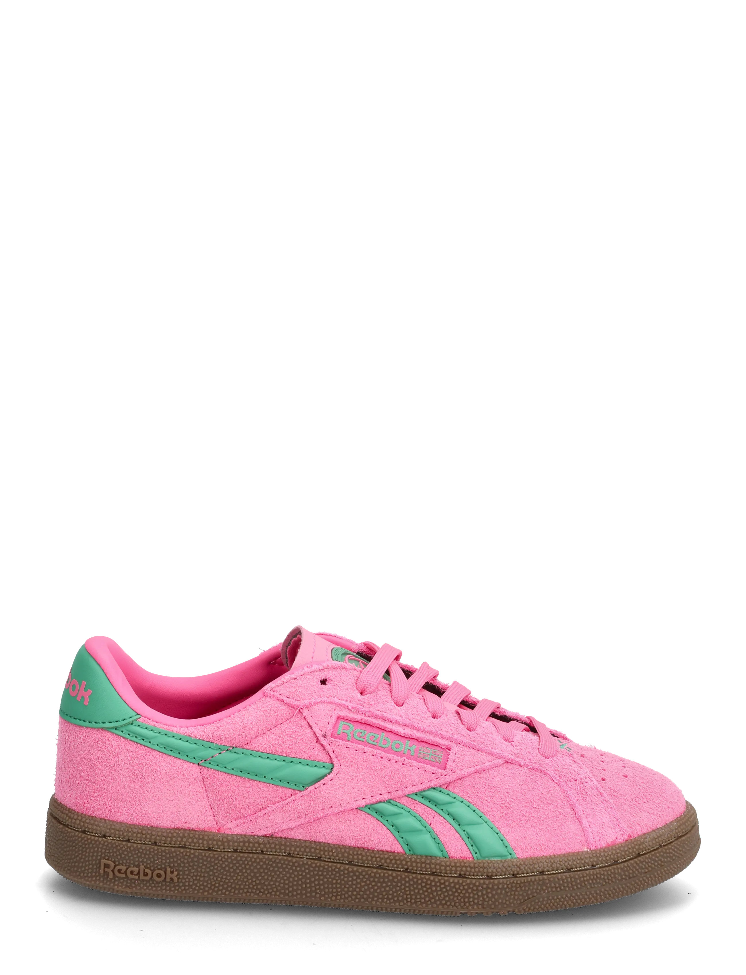 Reebok Classics - CLUB C GROUNDS UK - sneakersy - pink/green/gum - 1