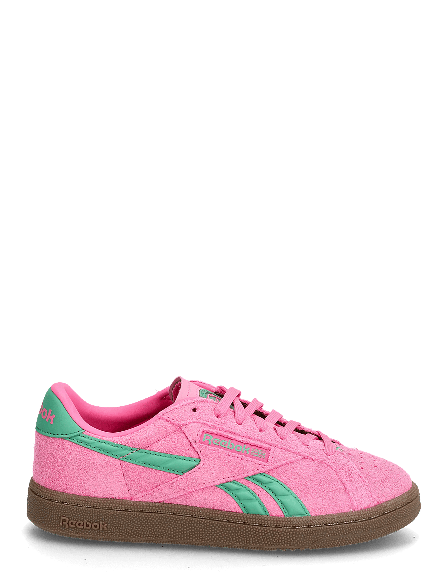 Reebok Classics - CLUB C GROUNDS UK - lave sneakers - pink/green/gum - 1