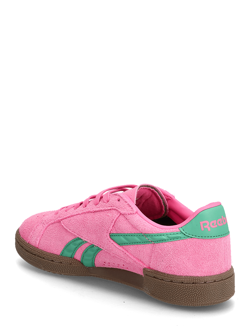 Reebok Classics - CLUB C GROUNDS UK - låga sneakers - pink/green/gum - 2