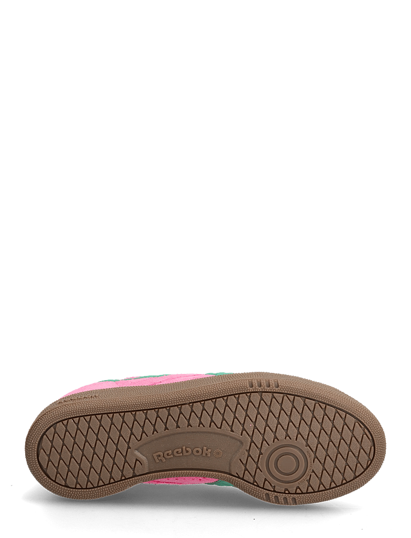 Reebok Classics - CLUB C GROUNDS UK - låga sneakers - pink/green/gum - 4