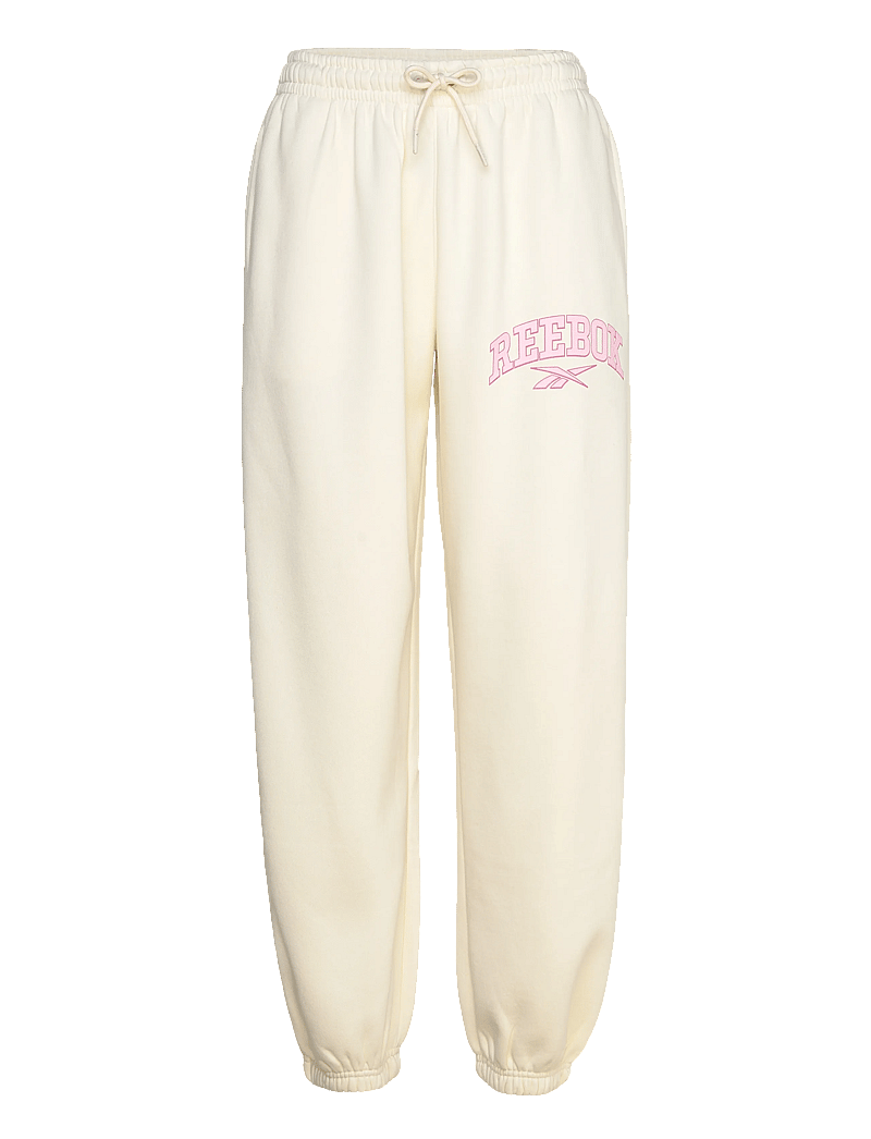 Reebok Classics - VARSITY ARCH FLEECE PANTS - träningsbyxor - vintage chalk - 0