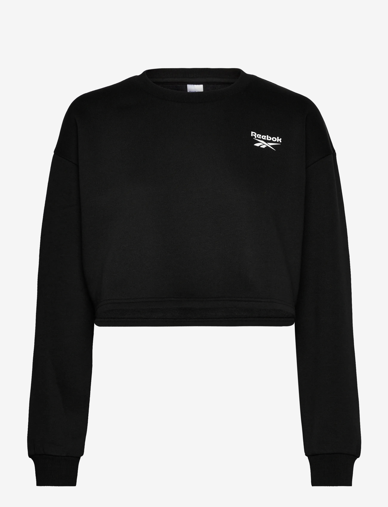Reebok Classics - ID SMALL LOGO CROPPED FLEECE CREWNE - kvinder - black - 0