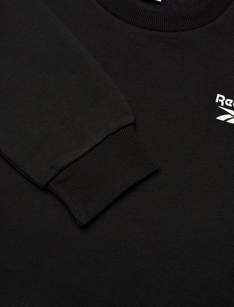 Reebok Classics - ID SMALL LOGO CROPPED FLEECE CREWNE - dressipluusid - black - 2