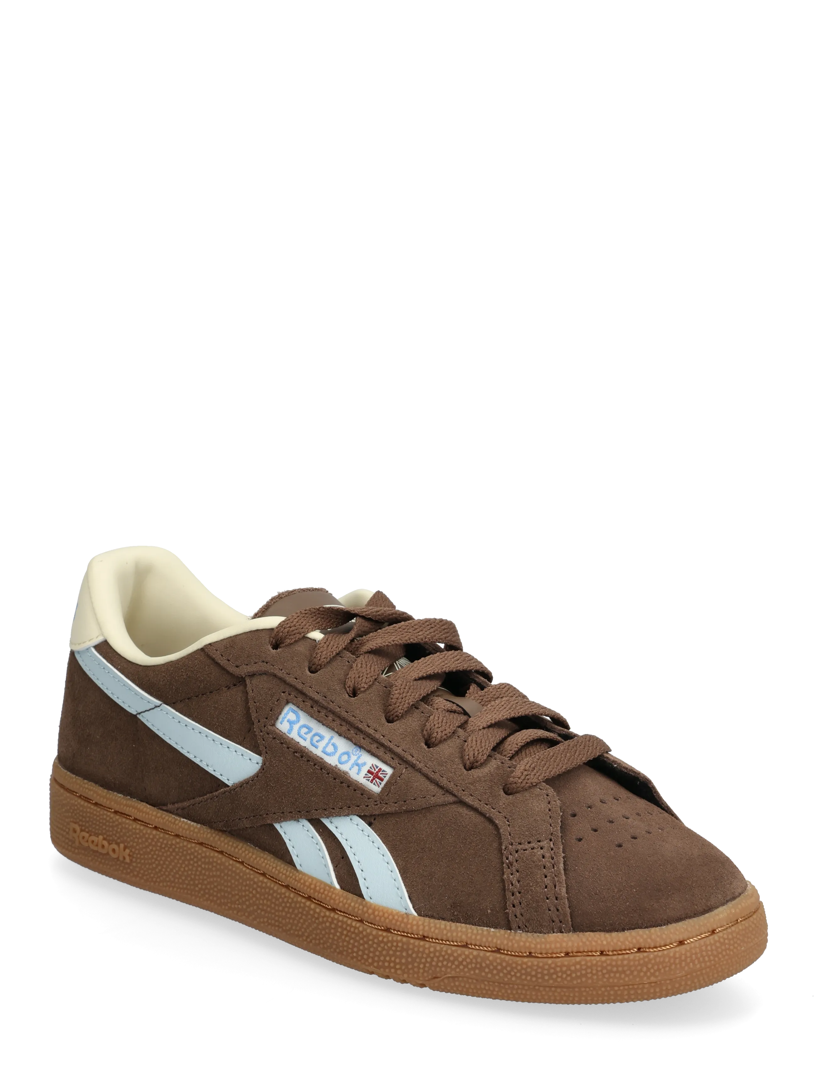 Reebok Classics CLUB C GROUNDS UK - Shoes - SIMPLEBROWN/ICEBLUE / brown