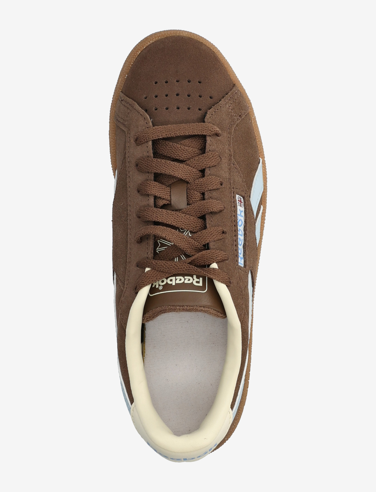 Reebok Classics - CLUB C GROUNDS UK - lave sneakers - simplebrown/iceblue - 3