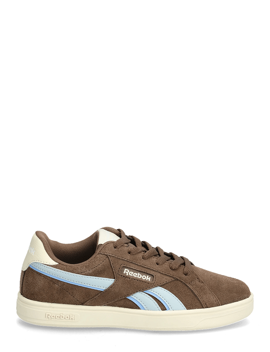 Reebok Classics - REEBOK COURT RETRO - niedrige sneaker - brown/beige/blue - 1