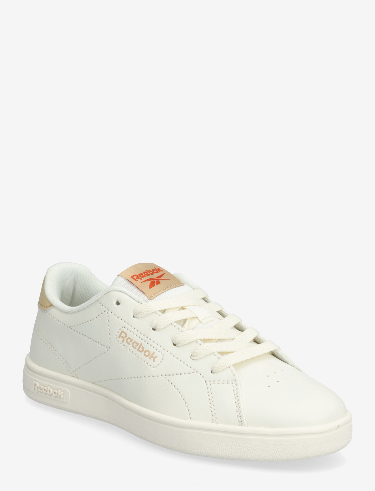 Reebok Classics - REEBOK COURT CLEAN - niedrige sneakers - chalk/beige/orange - 0
