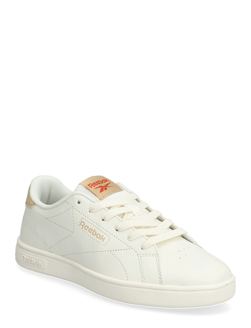 Reebok Classics - REEBOK COURT CLEAN - niedrige sneakers - chalk/beige/orange - 0