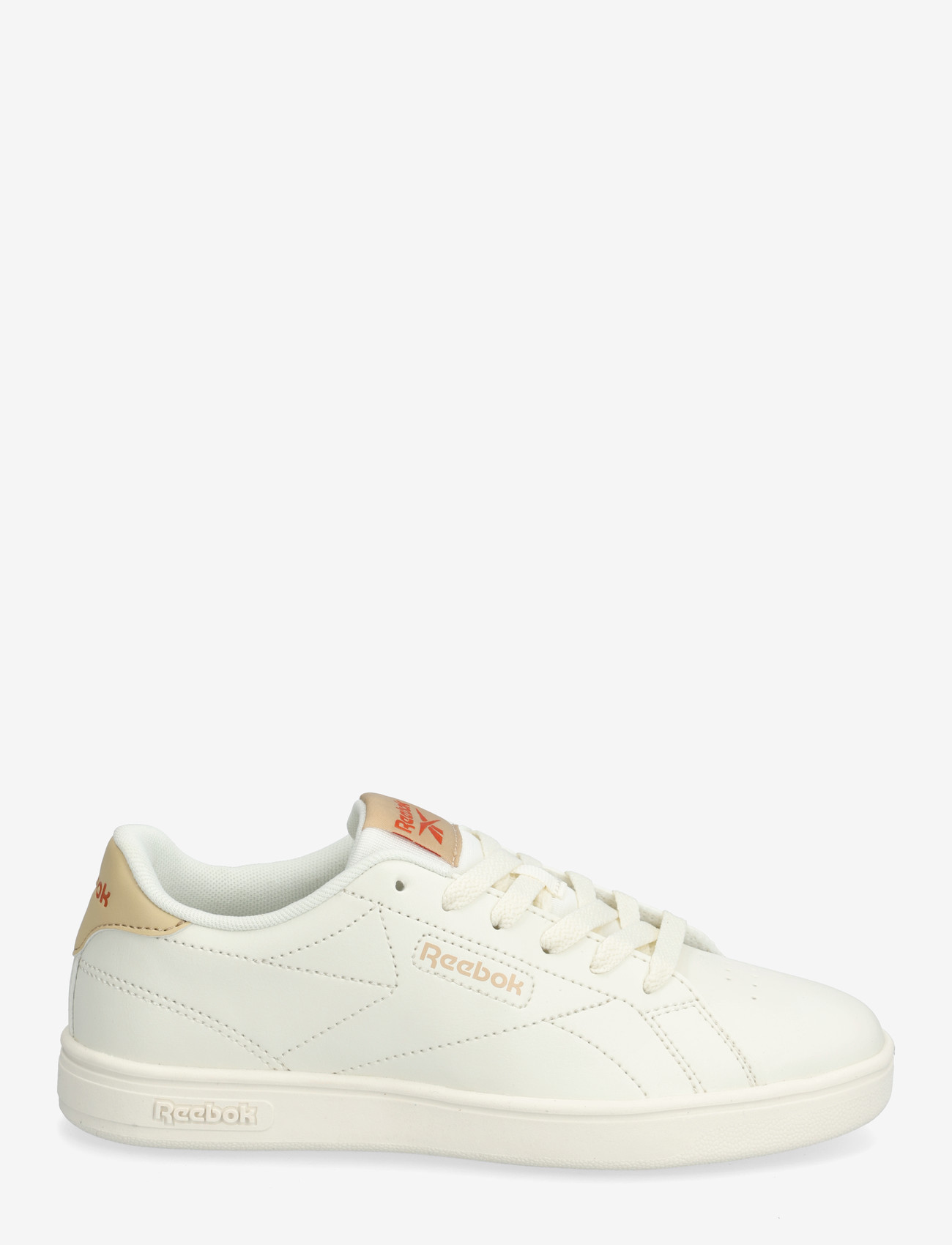 Reebok Classics - REEBOK COURT CLEAN - niedrige sneakers - chalk/beige/orange - 1