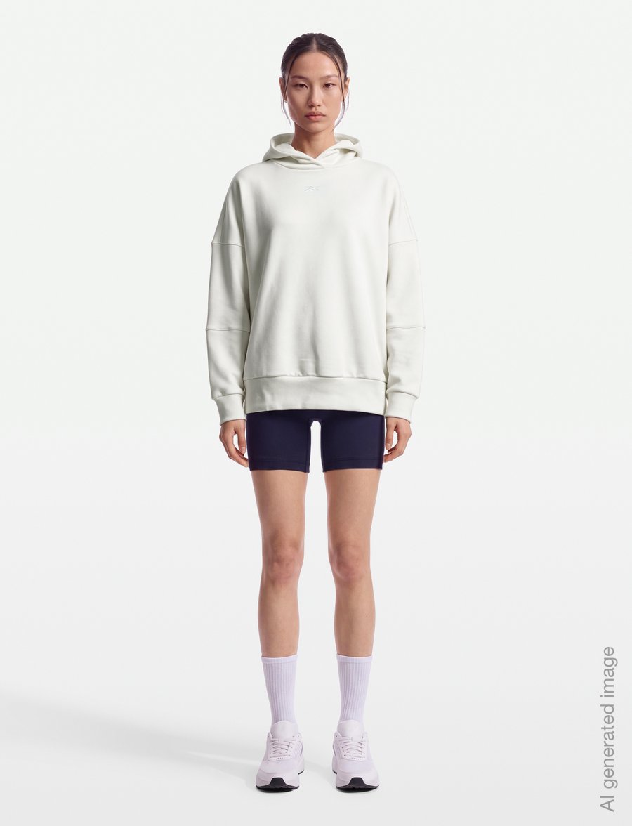 Reebok Performance - LUX HOODIE - tops - chalk - 0