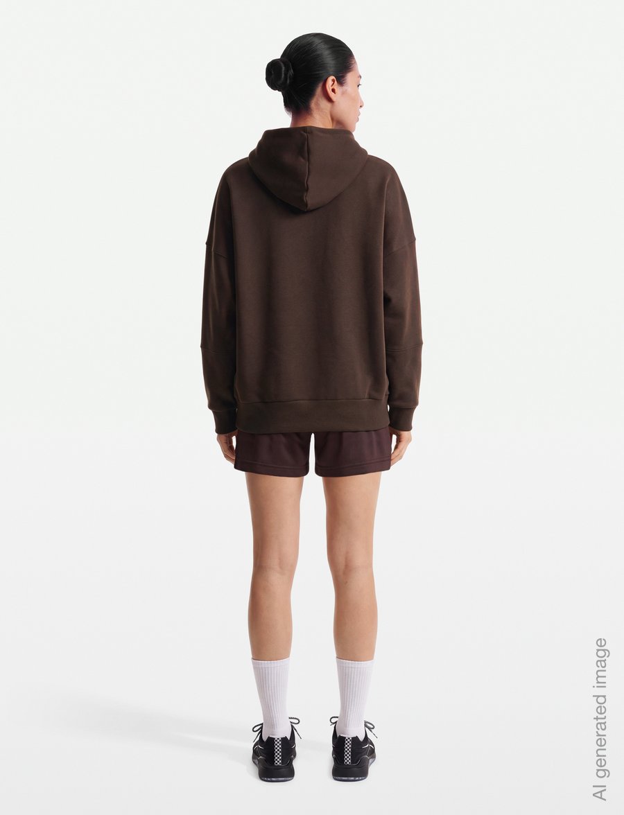 Reebok Performance - LUX HOODIE - sweatshirts - espresso - 4