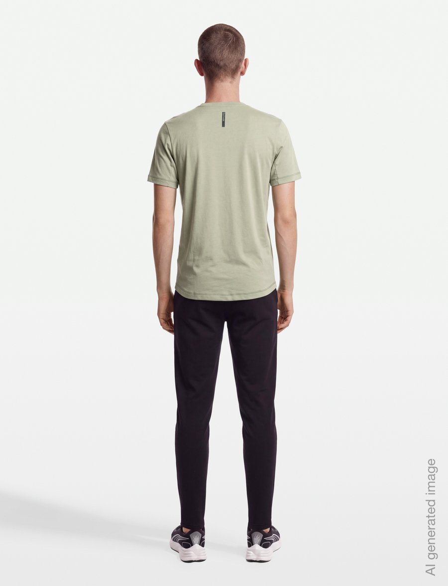 Reebok Performance - ATHLETE T-SHIRT - oberteile & t-shirts - hazy green - 4