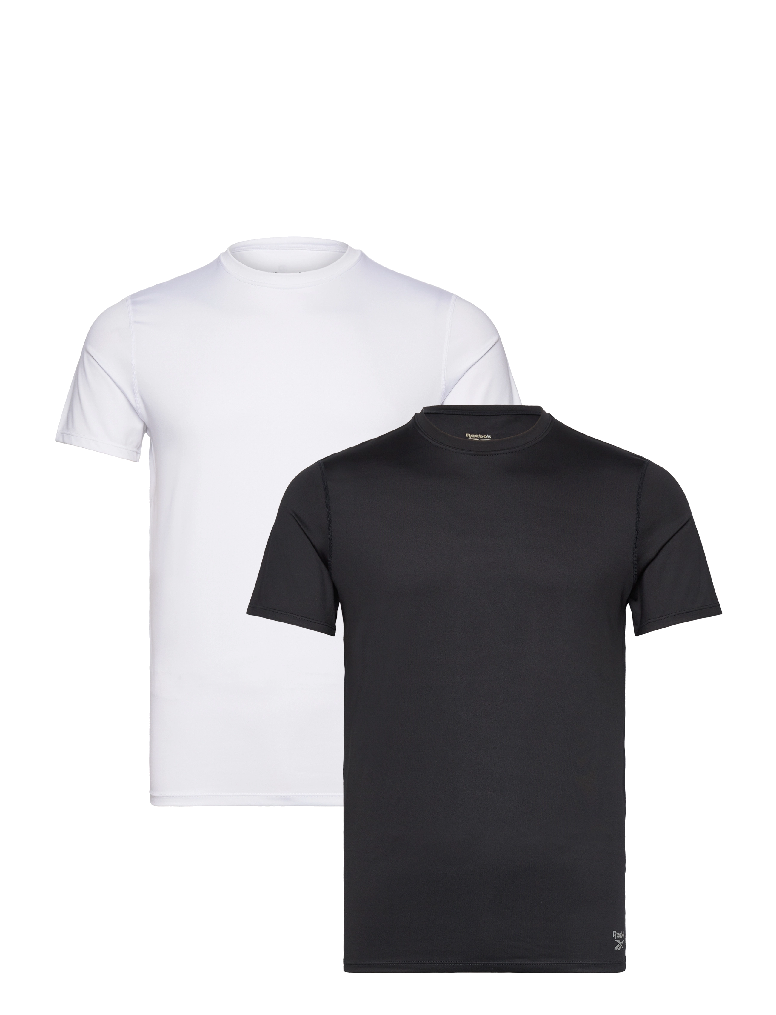 Reebok Performance Mens Reebok Fitted Tshirt CLANCY 2p - Reebok Performance - BLACK/WHT / multi