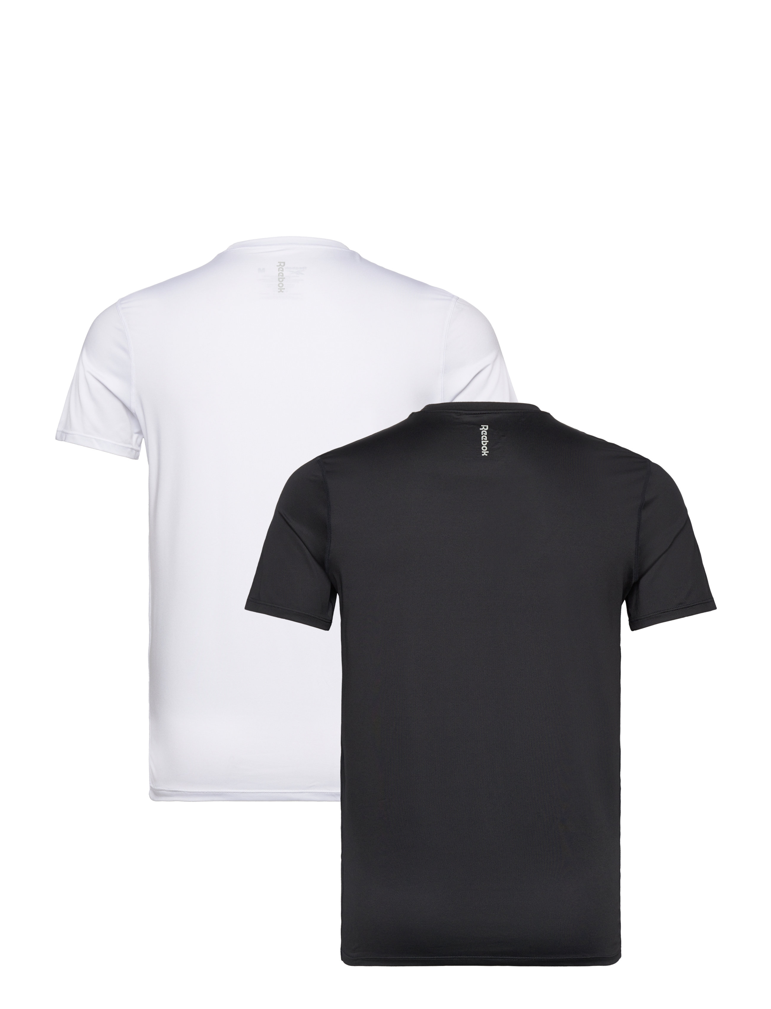 Reebok Performance - Mens Reebok Fitted Tshirt CLANCY 2p - t-shirts - black/wht - 2