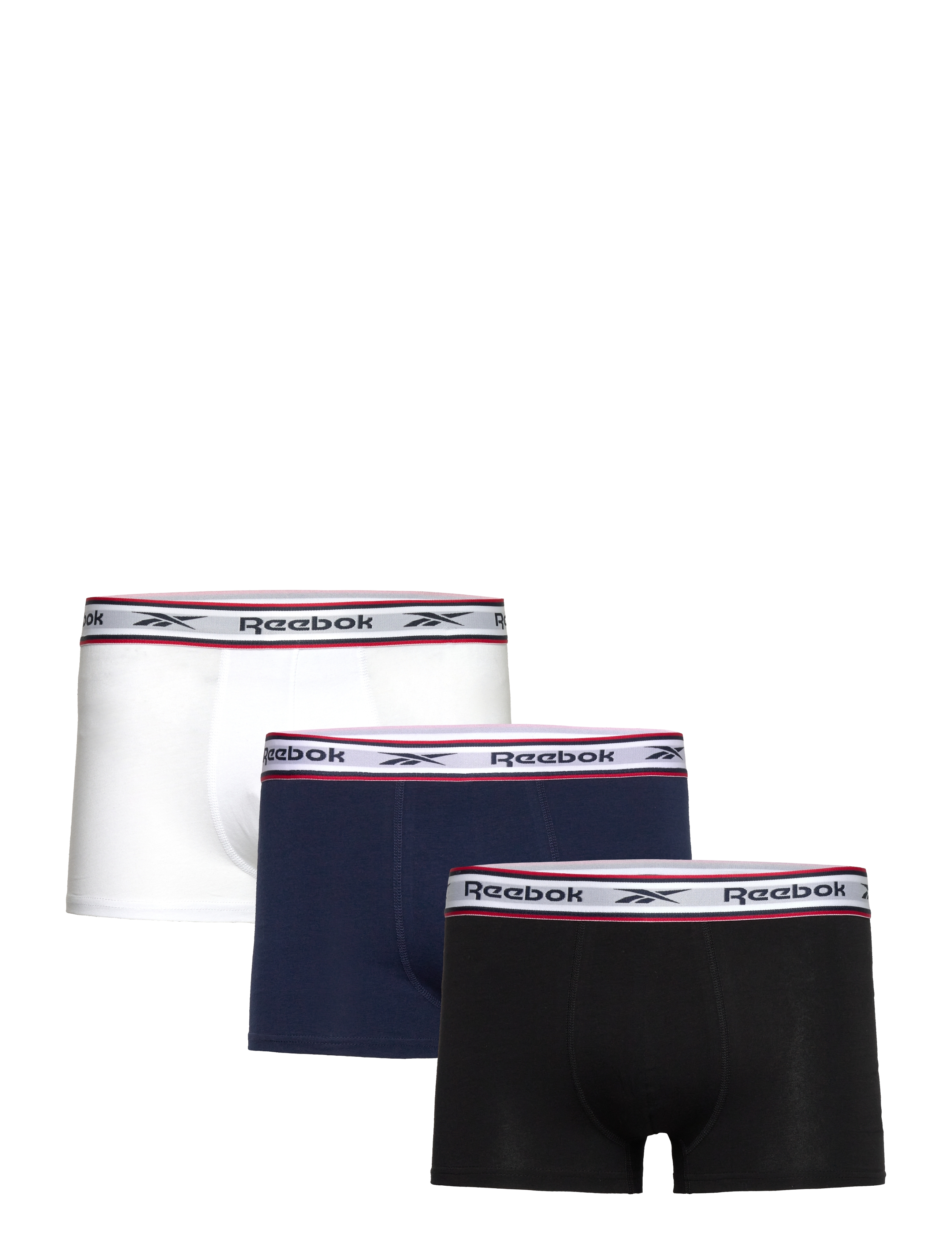 Reebok Performance Mens Reebok Trunk BARLOW 3pk - Reebok Performance - BLACK/WHT/NAVY / multi
