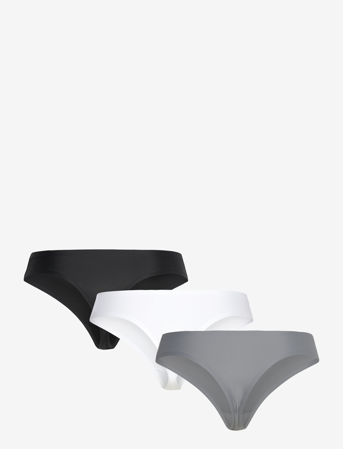 Reebok Performance - Womens Reebok Bonded Thong RAE 3pk - undertøj - black/wht/cold grey - 2