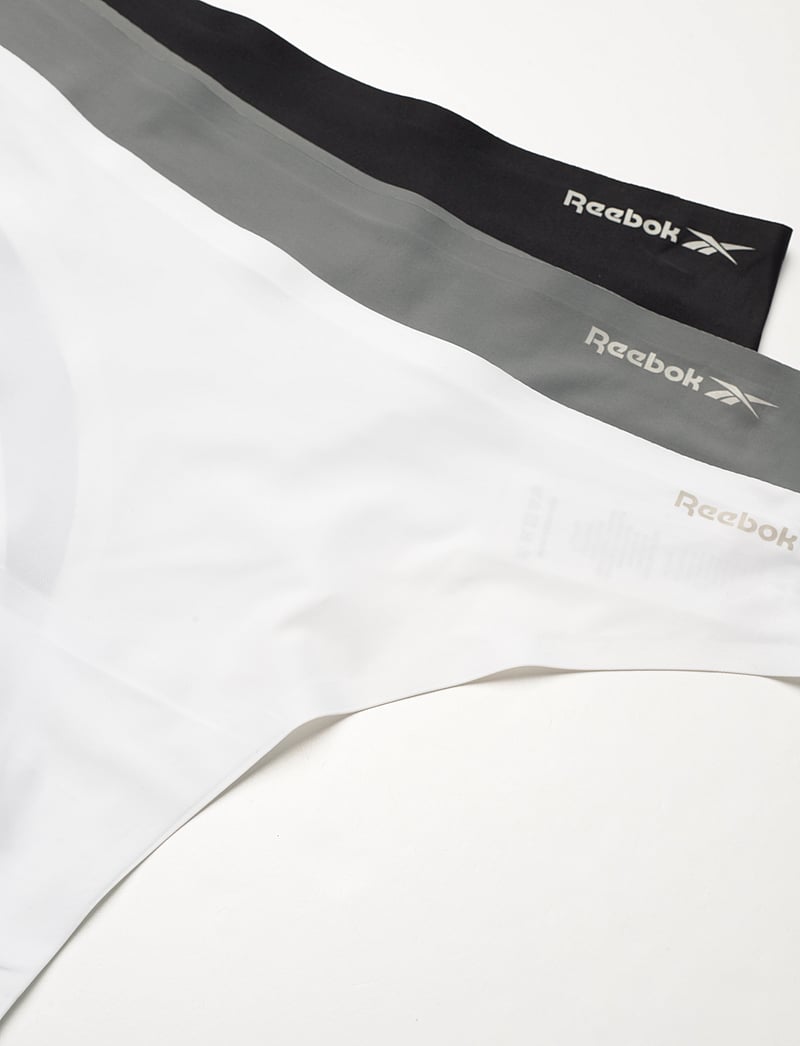 Reebok Performance - Womens Reebok Bonded Thong RAE 3pk - undertøj - black/wht/cold grey - 1