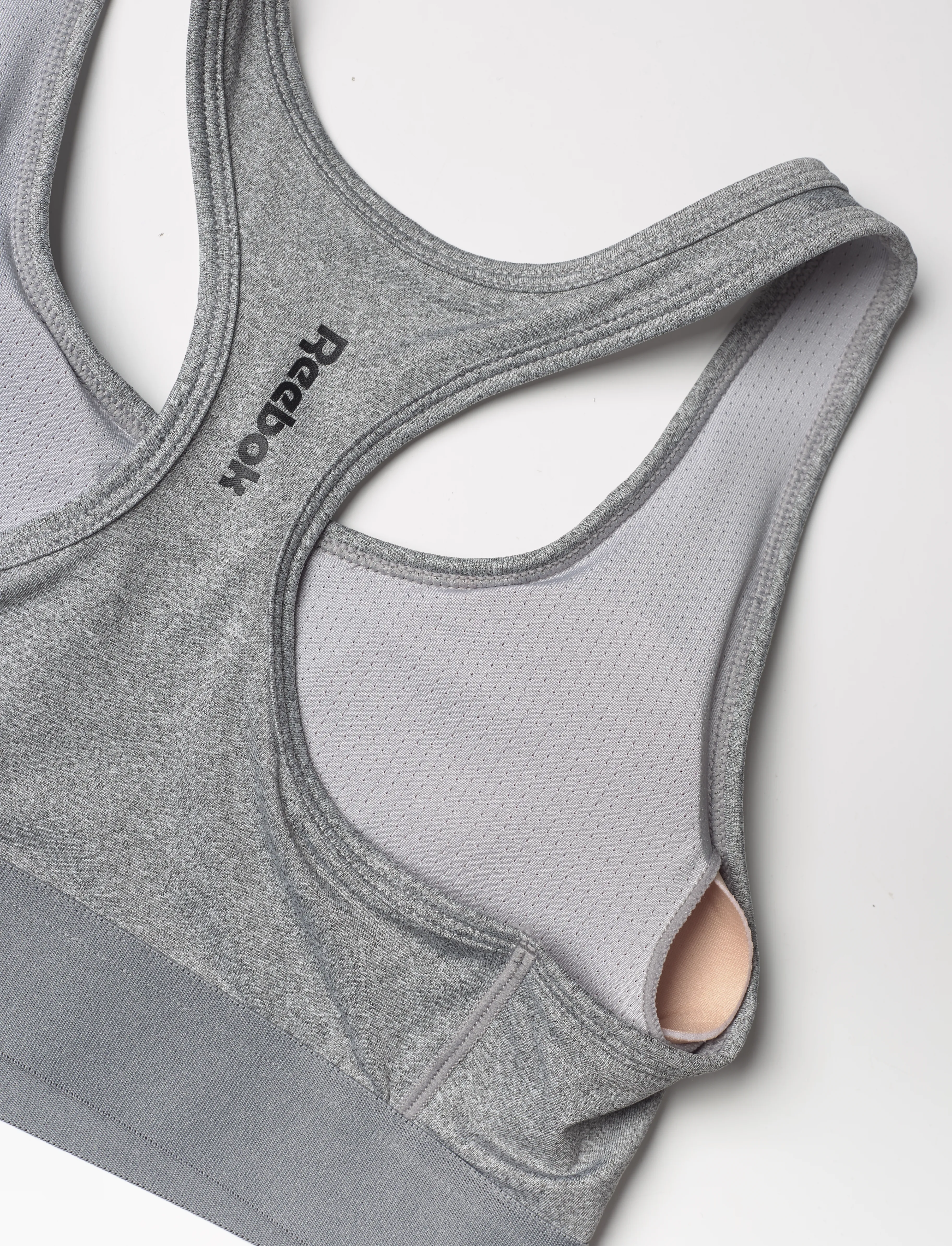 Reebok Performance - Womens RBK Bra Top Racer Back TERES - sport-bhs - grey marl - 2