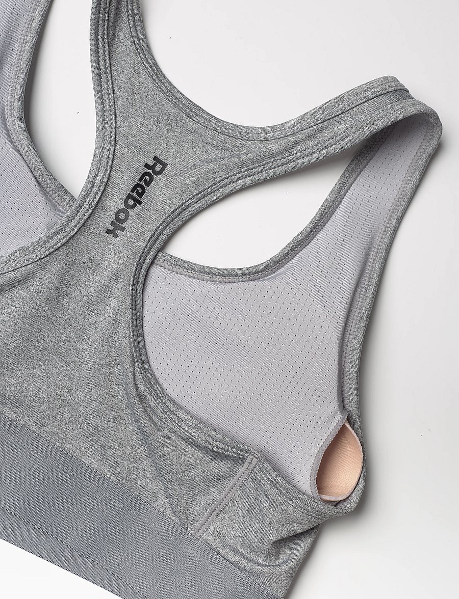Reebok Performance - Womens RBK Bra Top Racer Back TERES - sport-bhs - grey marl - 2