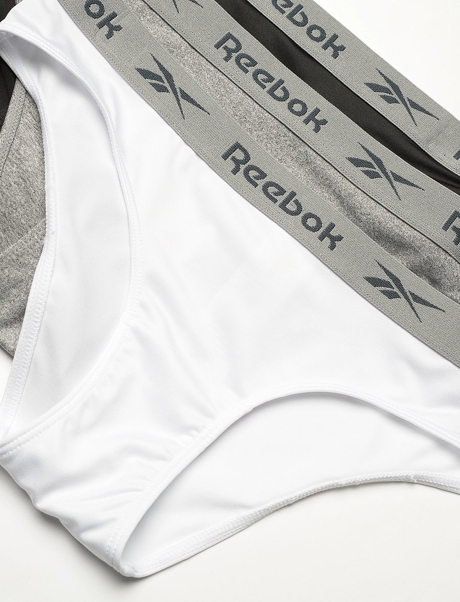 Reebok Performance - Womens RBK Briefs ENRICA 3pk - aluspesu ja sokid - black/wht/grey marl - 2