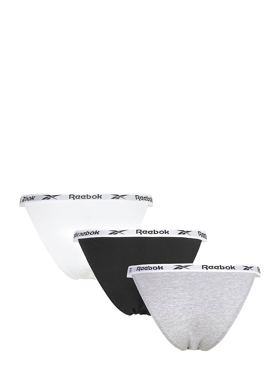 Reebok Performance - Womens RBK Briefs VERNA 3pk - aluspesu ja sokid - black/wht/grey marl - 2