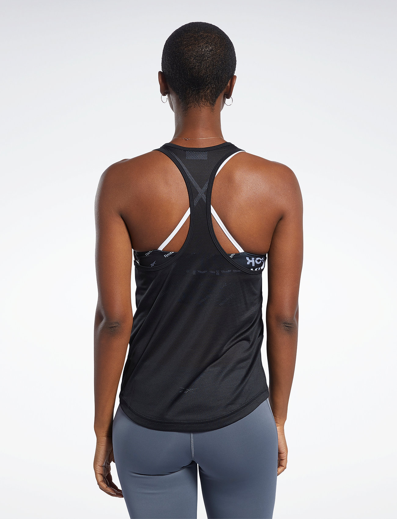 Reebok Performance - US PERFORM MESH TANK - black - 3
