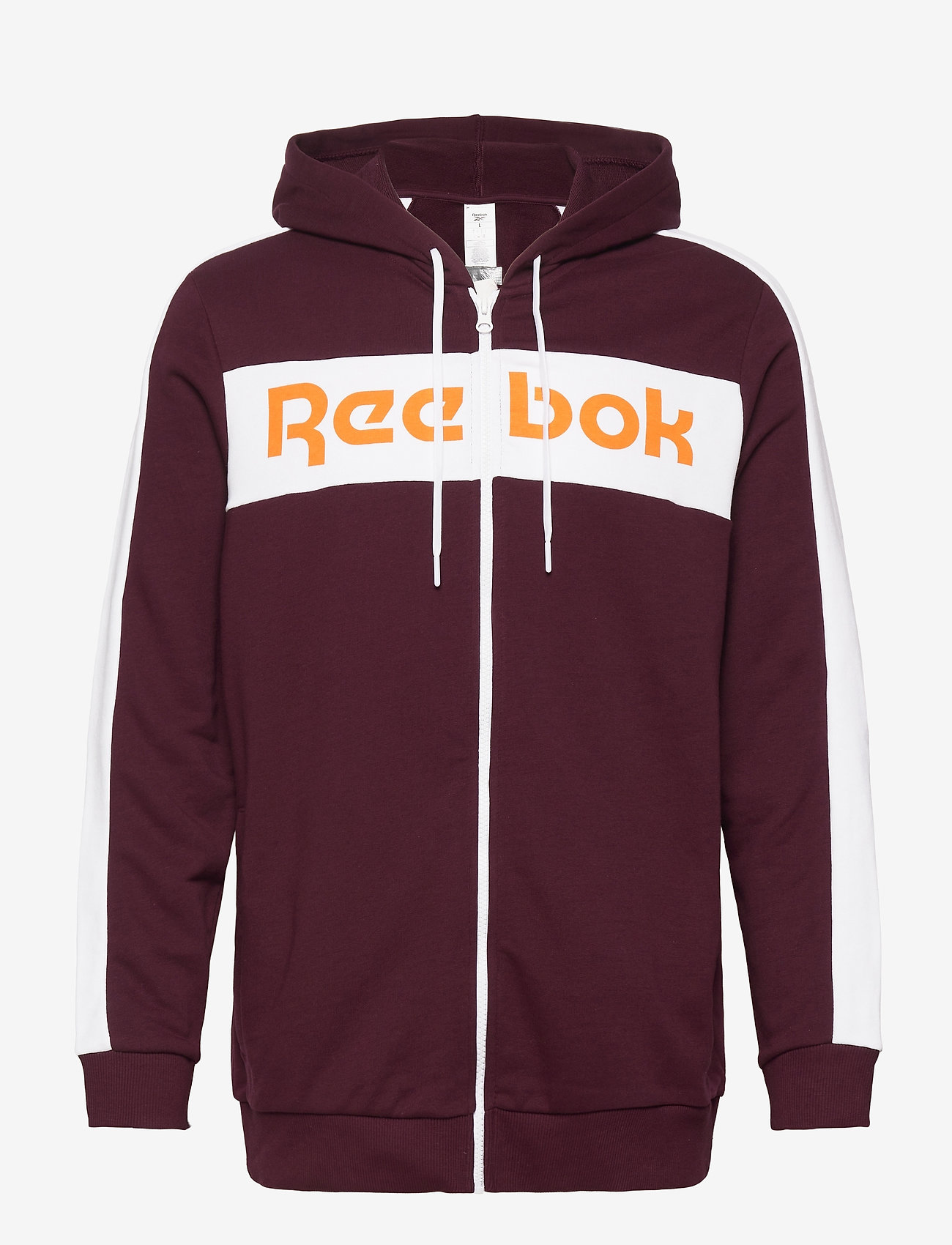 Reebok Performance - TE LL FZ Hoodie - maroon - 1