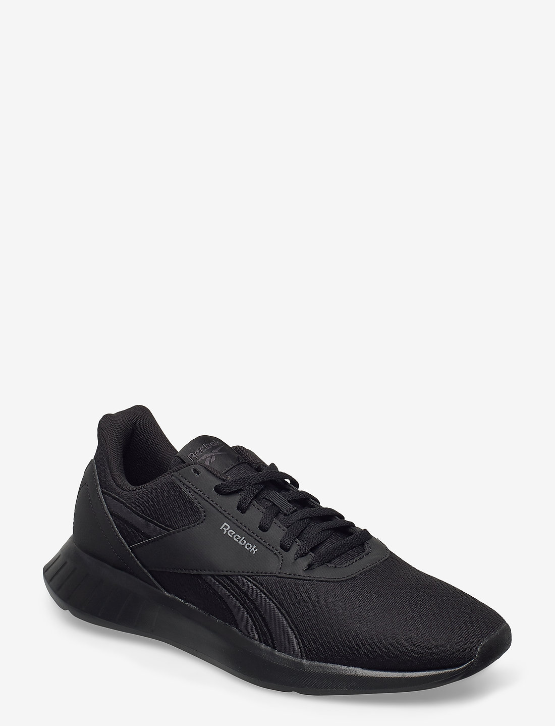 Reebok lite black running shoes best sale