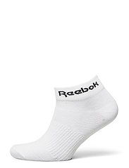 Reebok Performance - Active Core Ankle Socks 3 Pairs - mgreyh/white/black - 4