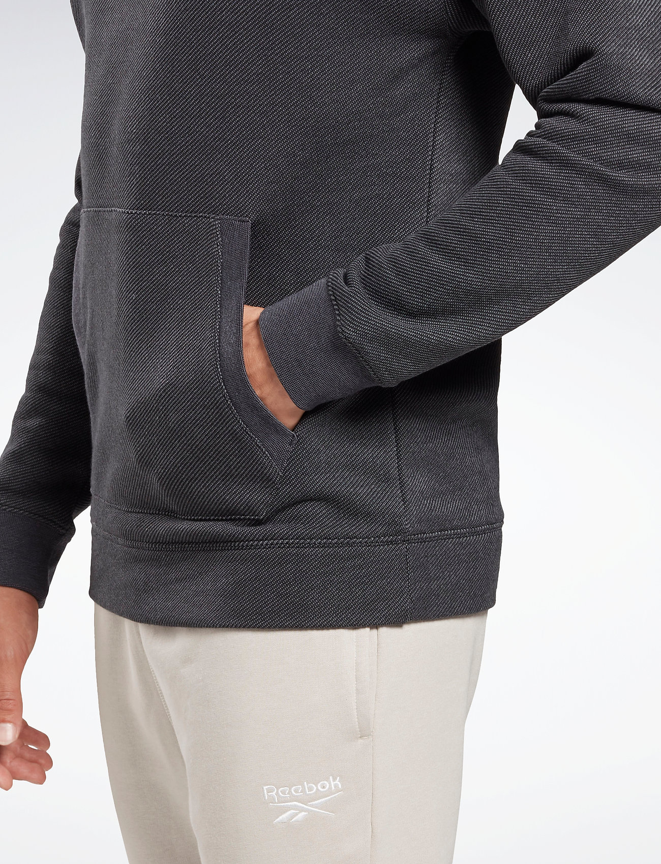 Reebok Performance - TE MELANGE OTH HOODIE - black - 4