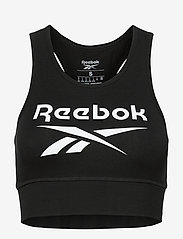 Reebok Performance - RI BL COTTON BRALETT - zemākās cenas - black - 0