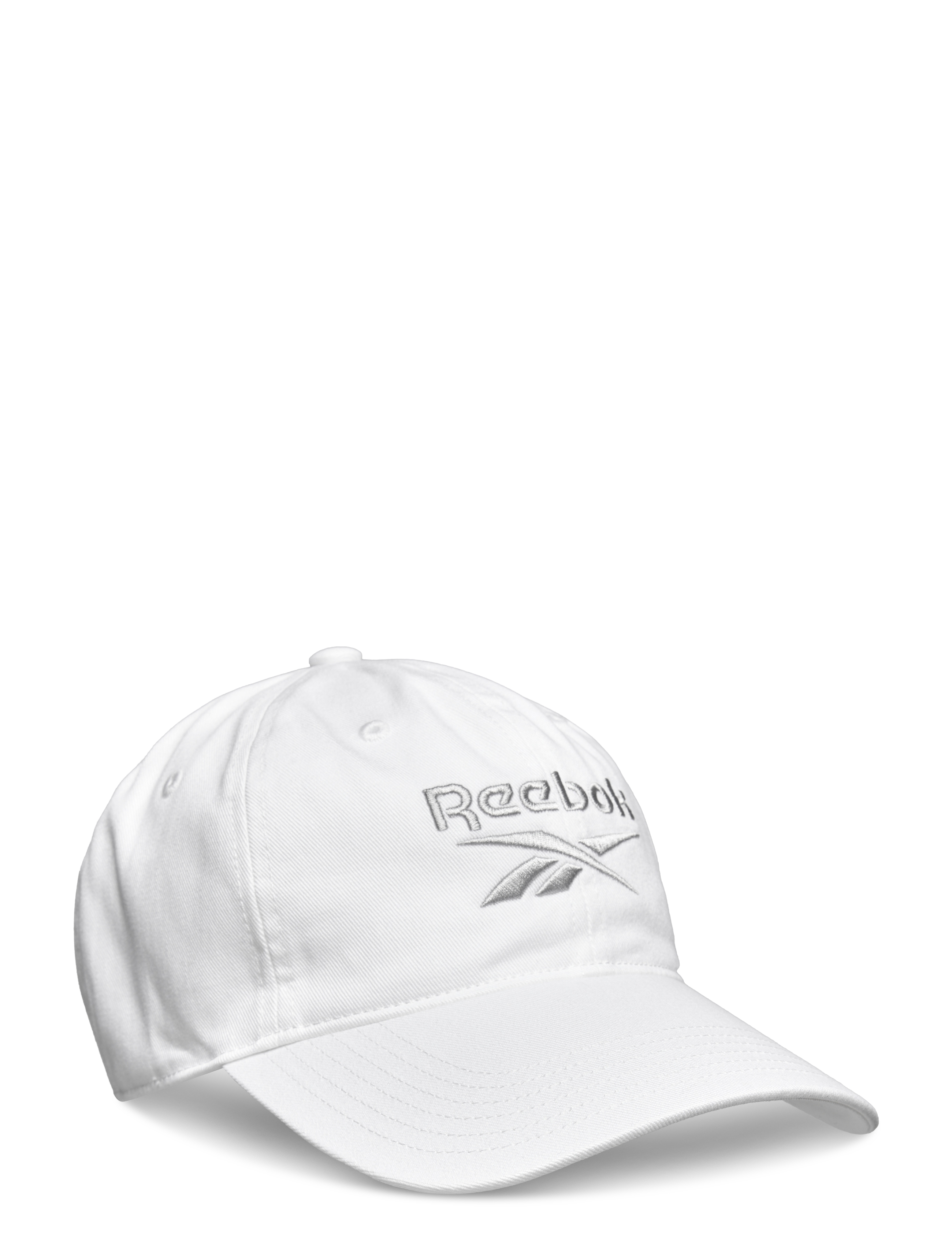 Reebok Performance Logo Cap - Asusteet - WHITE W GREY LOGO / white