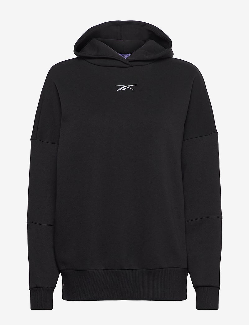 Reebok Performance - LUX OVERSIZED HOODIE - overdele - black - 1
