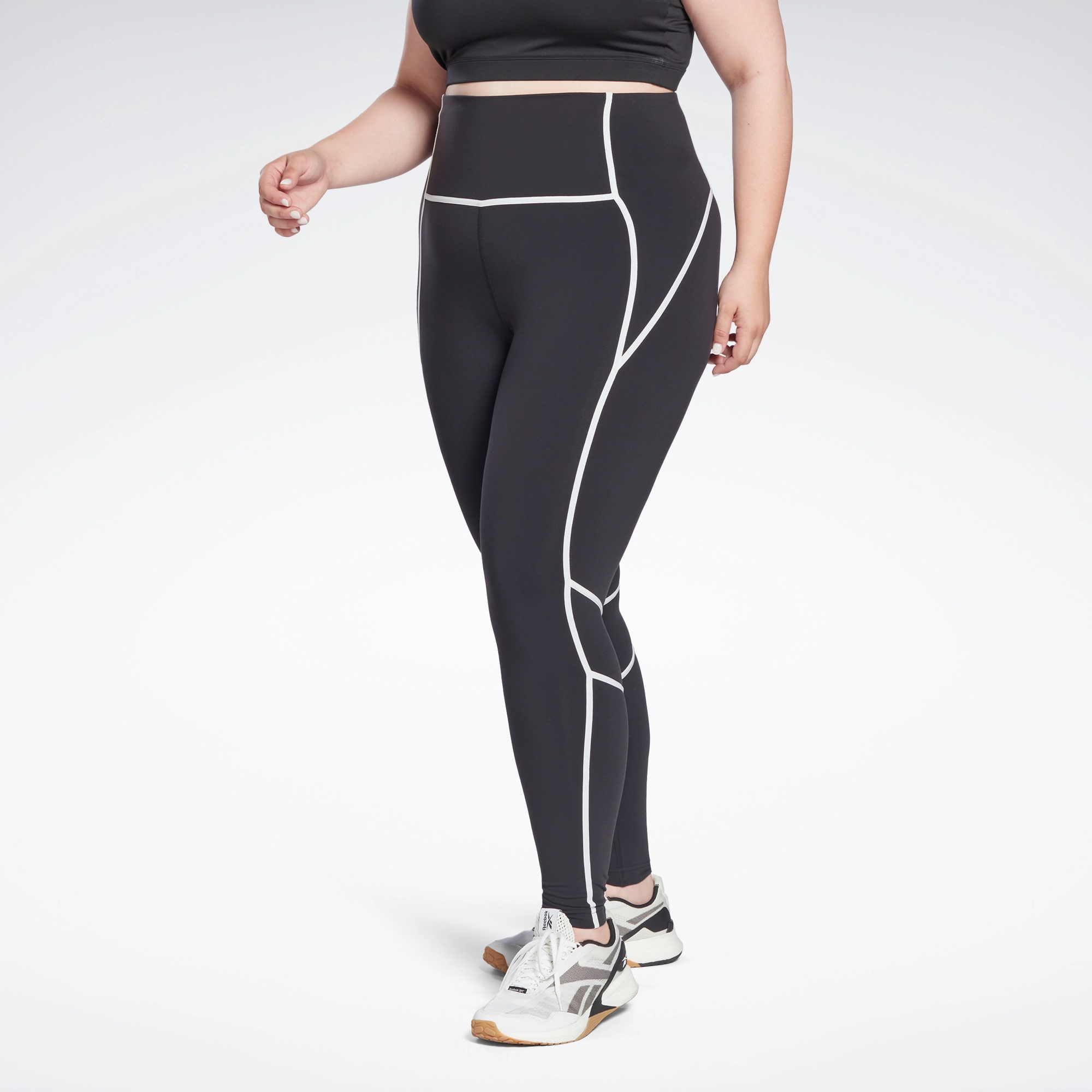 Reebok Performance Ts Lux Hr Tight- Cb In, XXX/S, Sport, Schwarz - Running-training Tights, Frauen