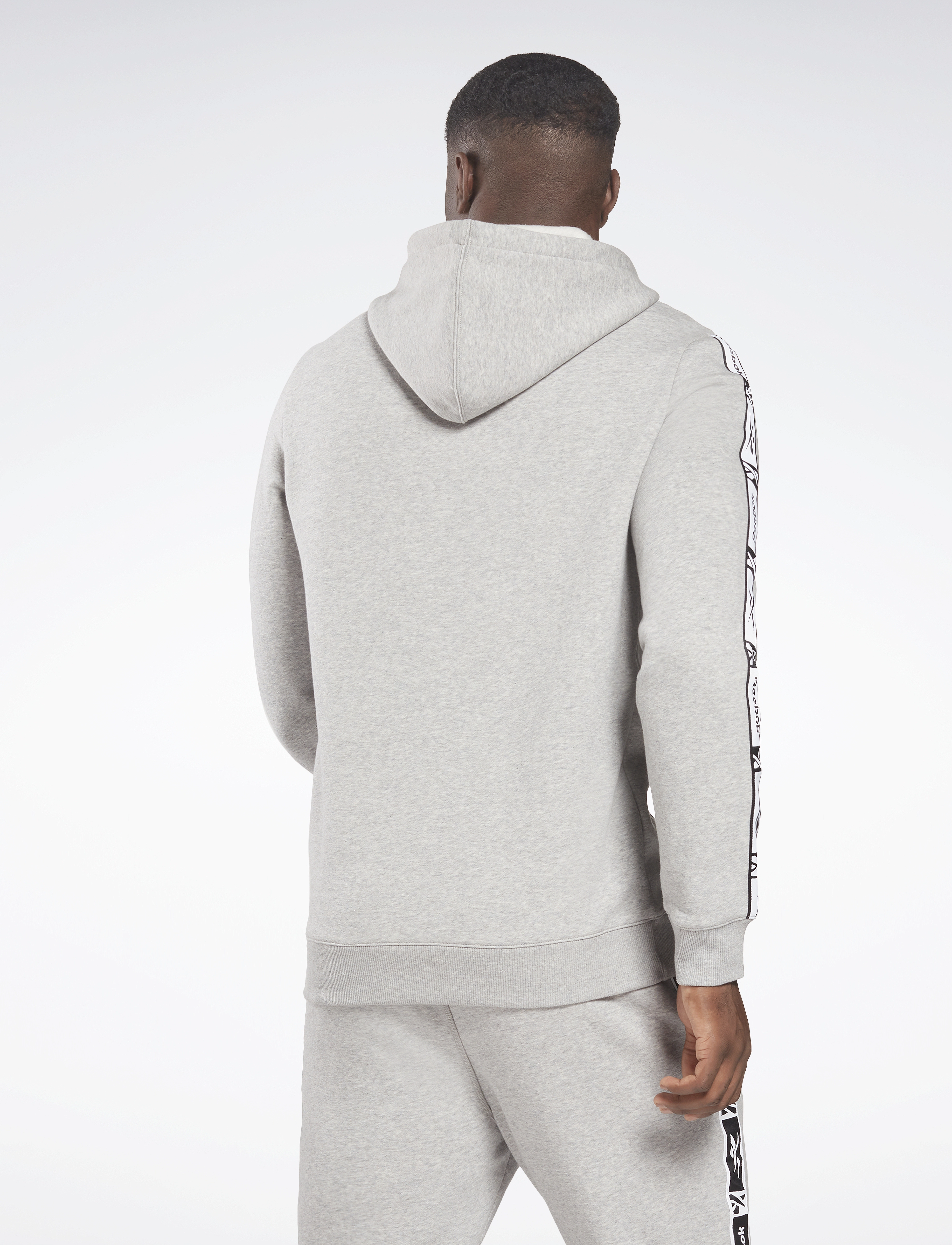 Reebok Performance - RI Tape OTH Hoodie - mgreyh - 3