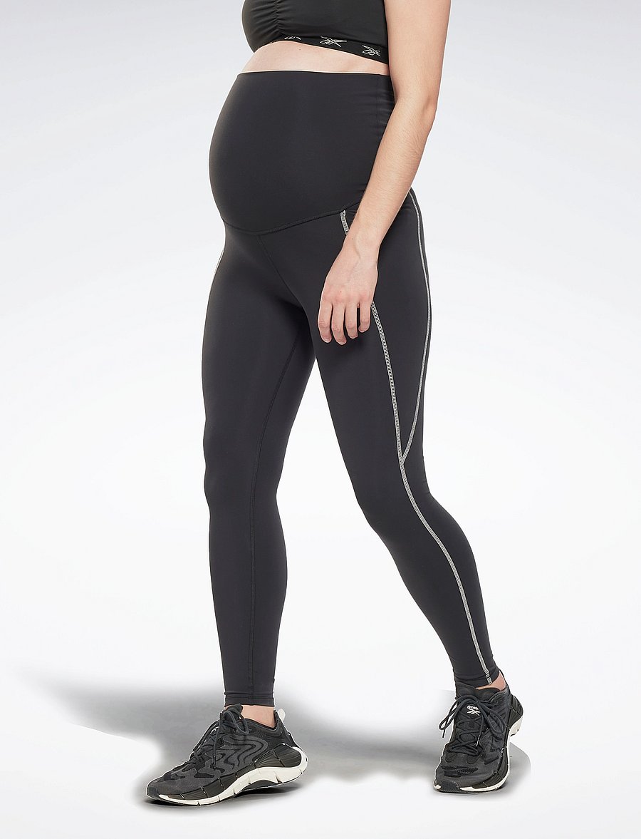 Reebok Performance - Reebok Lux 2.0 Maternity Leggings - visas ilgis - black - 0