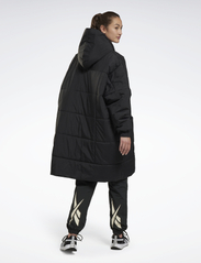Reebok Performance - Studio Padded Long Jacket - paminkštintieji paltai - black - 3