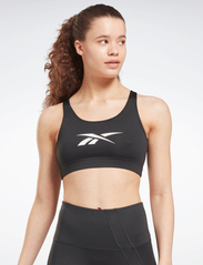 Reebok Performance - ID Train Big Logo Bra - sportinės liemenėlės: lengvai prilaikančios - nghblk - 2