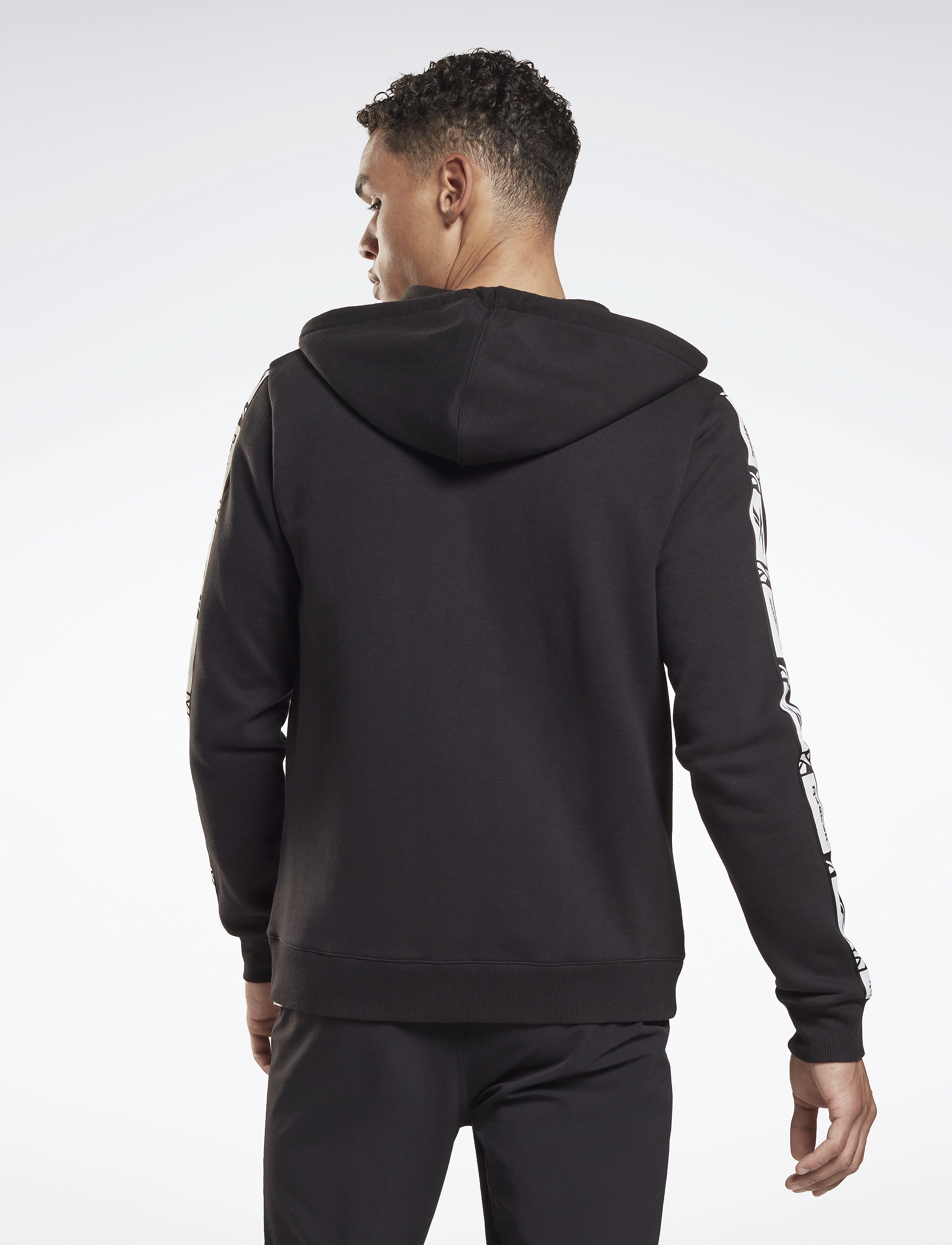 Reebok Performance - RI TAPE FZ HOODIE - black - 3