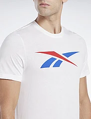 Reebok Performance - GS VECTOR TEE - topper & t-skjorter - white/vecred/vecblu - 5