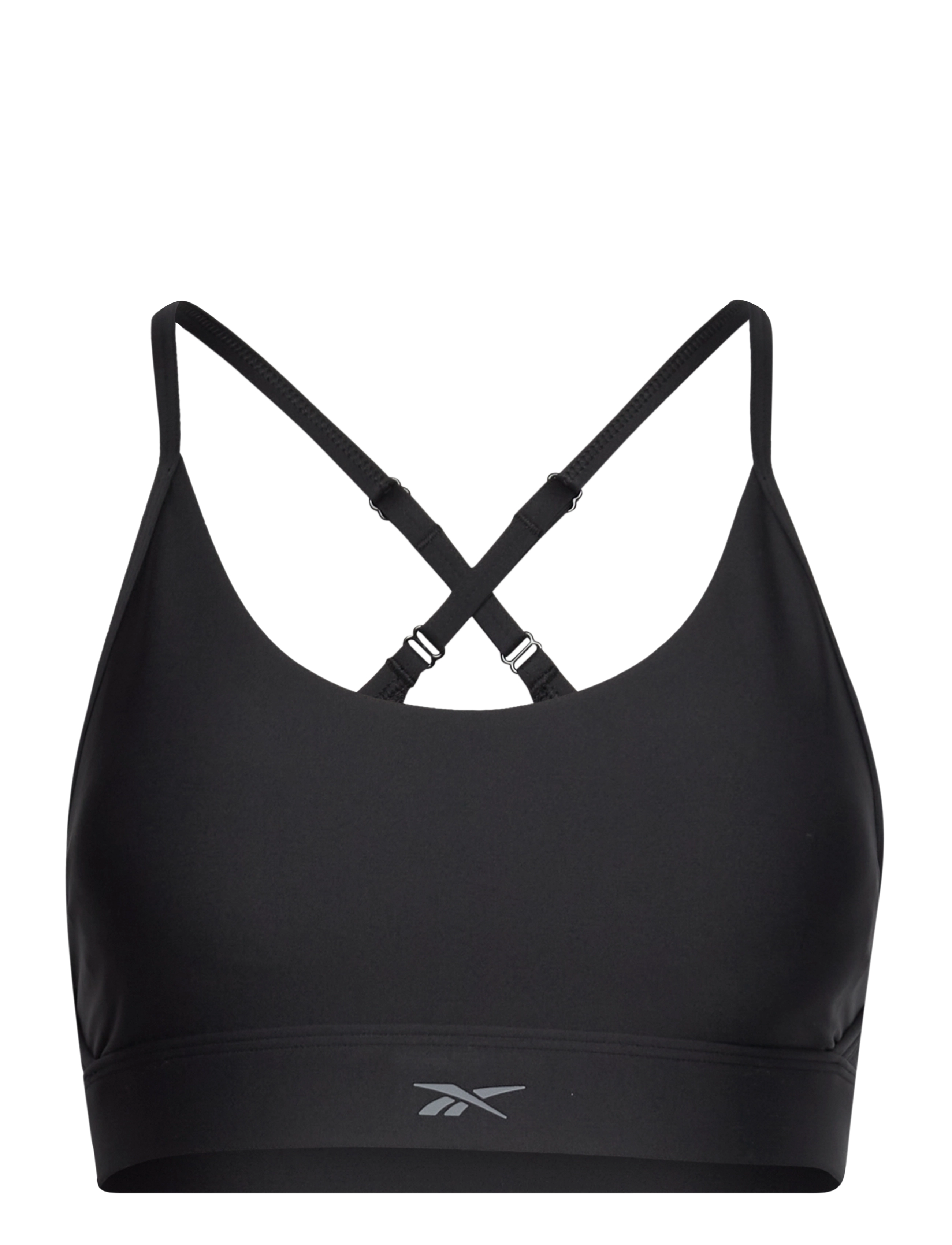 Reebok Performance LUX STRAPPY SPORTS BRA - BHs - BLACK / black