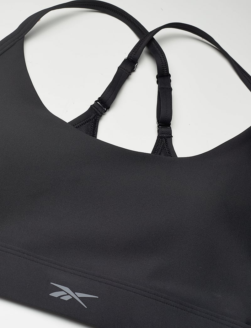 Reebok Performance - LUX STRAPPY SPORTS BRA - medium støtte - black - 5