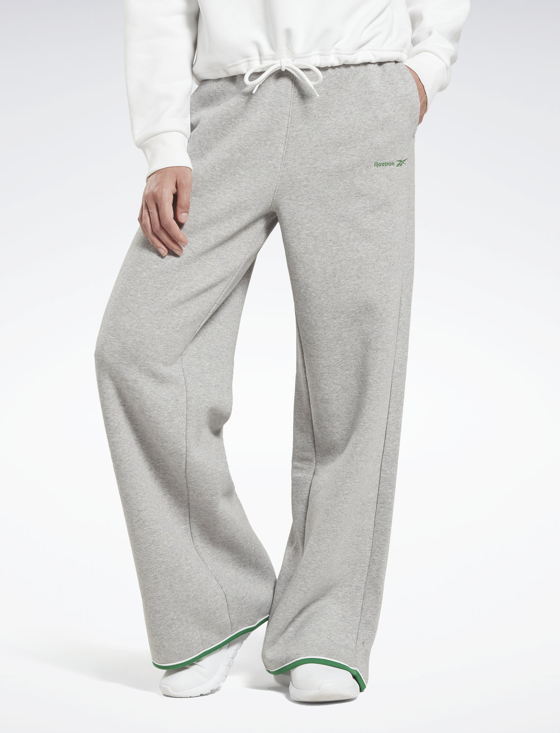 sejle kvælende Vise dig Reebok Performance Rie Fleece Pant - Bukser med brede ben - Boozt.com