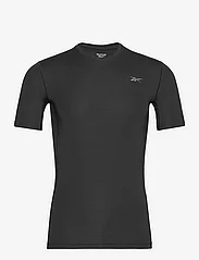 Reebok Performance - SS COMP TEE - short-sleeved t-shirts - black - 0