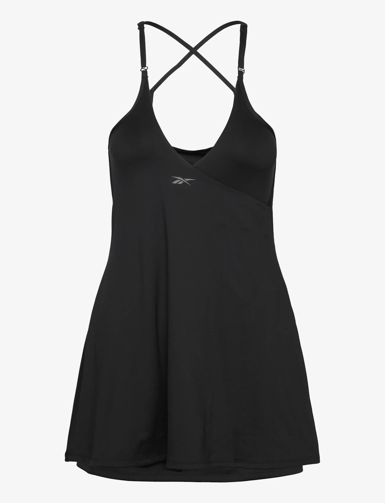 Reebok Performance - LUX STRAPPY DRESS - sportinės suknelės - black - 0